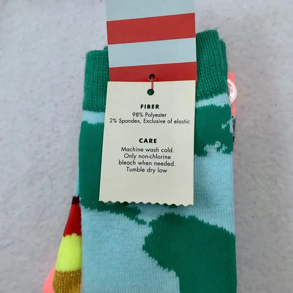 Cat & Jack NWT 2 Pairs Knee-High Socks Girls S (5.5-8.5) - Picture 7 of 8